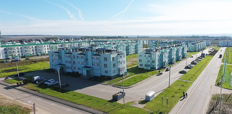 Проект 3-этажные жилые дома Нижегородская
 область, п. Новинки