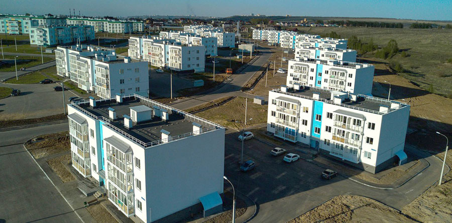 Проект 3-этажные жилые дома Нижегородская
 область, п. Новинки