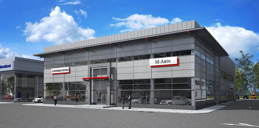 Проект Автосалон Mitsubishi Motors г. Чебоксары