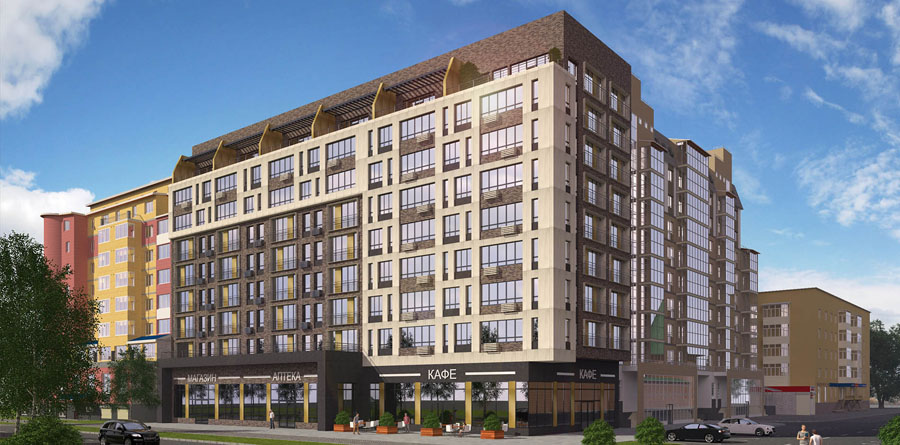 Проект Жилой дом на пл. Революции г. Йошкар-Ола