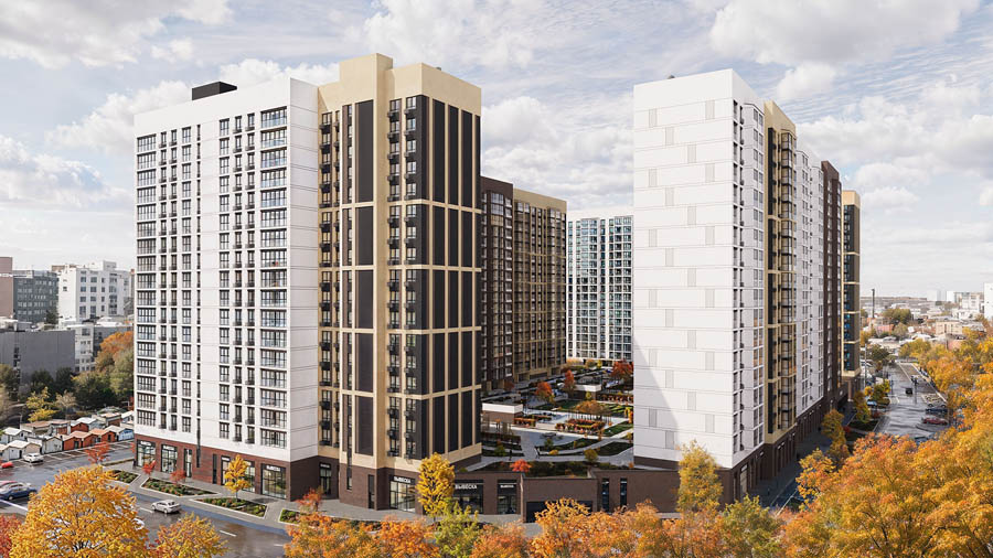 Проект Жилой комплекс со стилобатом г. Астрахань