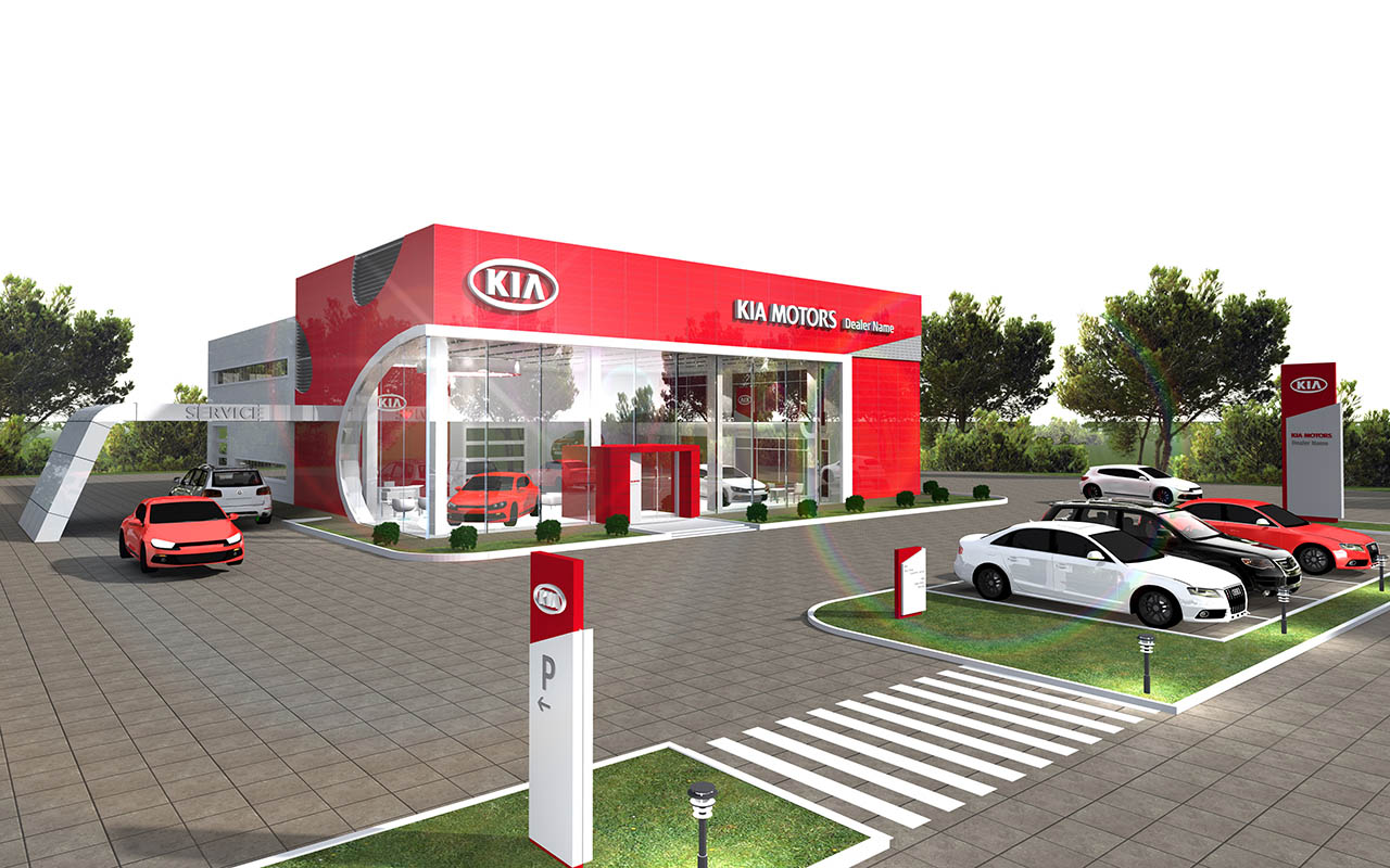 Проект Автосалон Kia Motors  г. Волжск