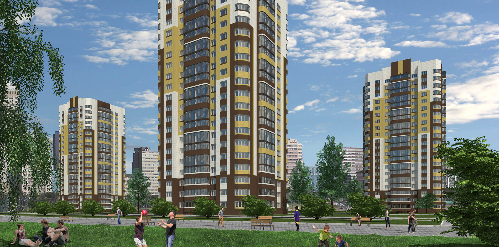 Проект 21-этажный жилой дом г. Калуга