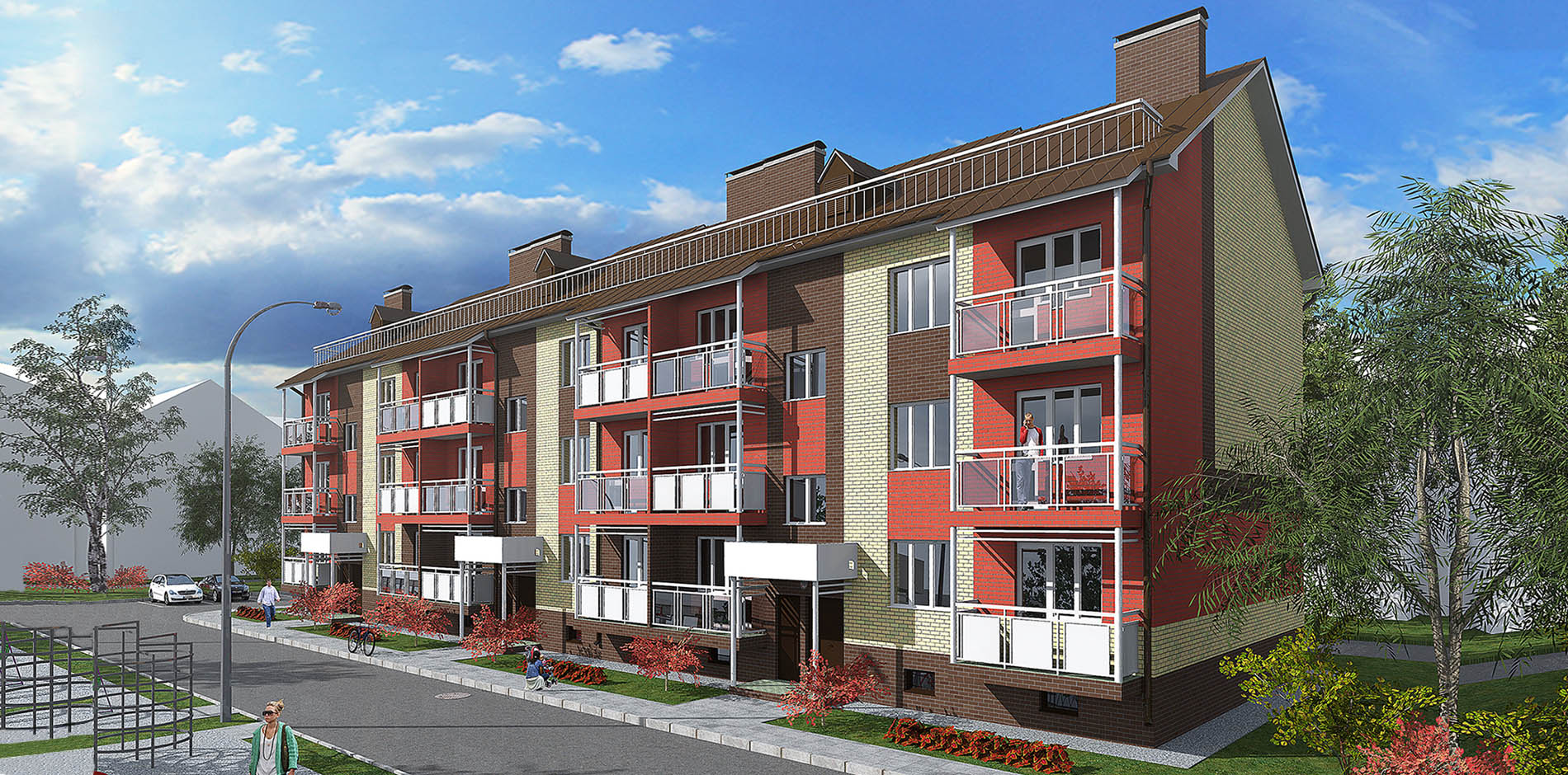 Проект 3-этажный жилой дом г. Балабаново