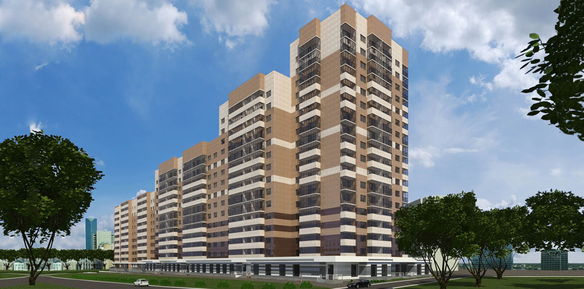 Проект Жилой дом переменной этажности г. Казань