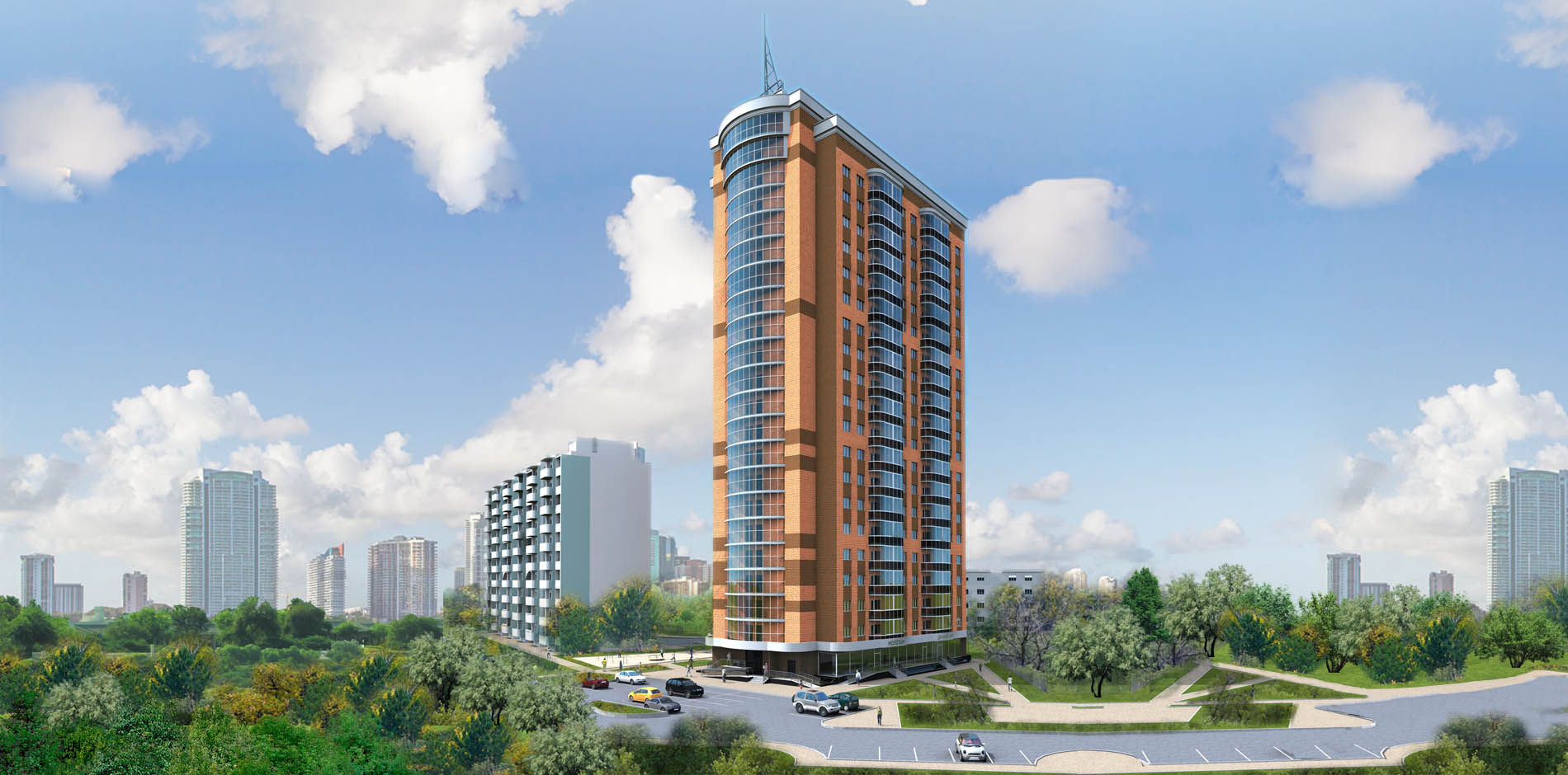 Проект 20-этажный жилой дом г. Липецк