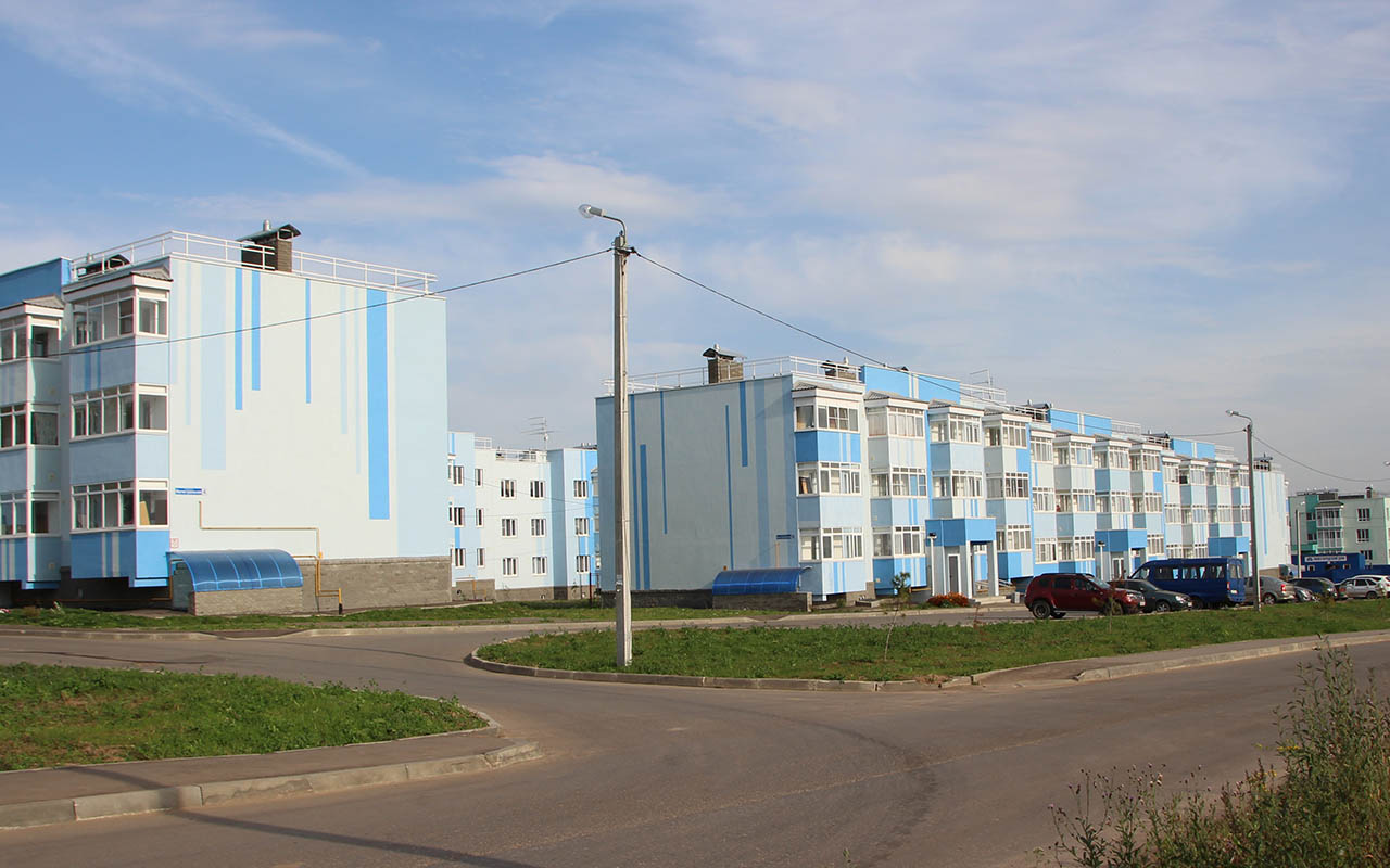 Проект 3-этажные жилые дома Нижегородская
 область, п. Новинки