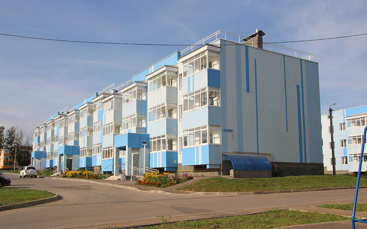 Проект 3-этажные жилые дома Нижегородская
 область, п. Новинки