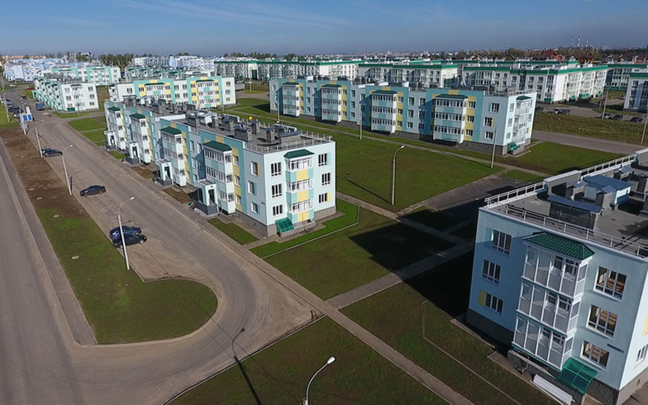 Проект 3-этажные жилые дома Нижегородская
 область, п. Новинки