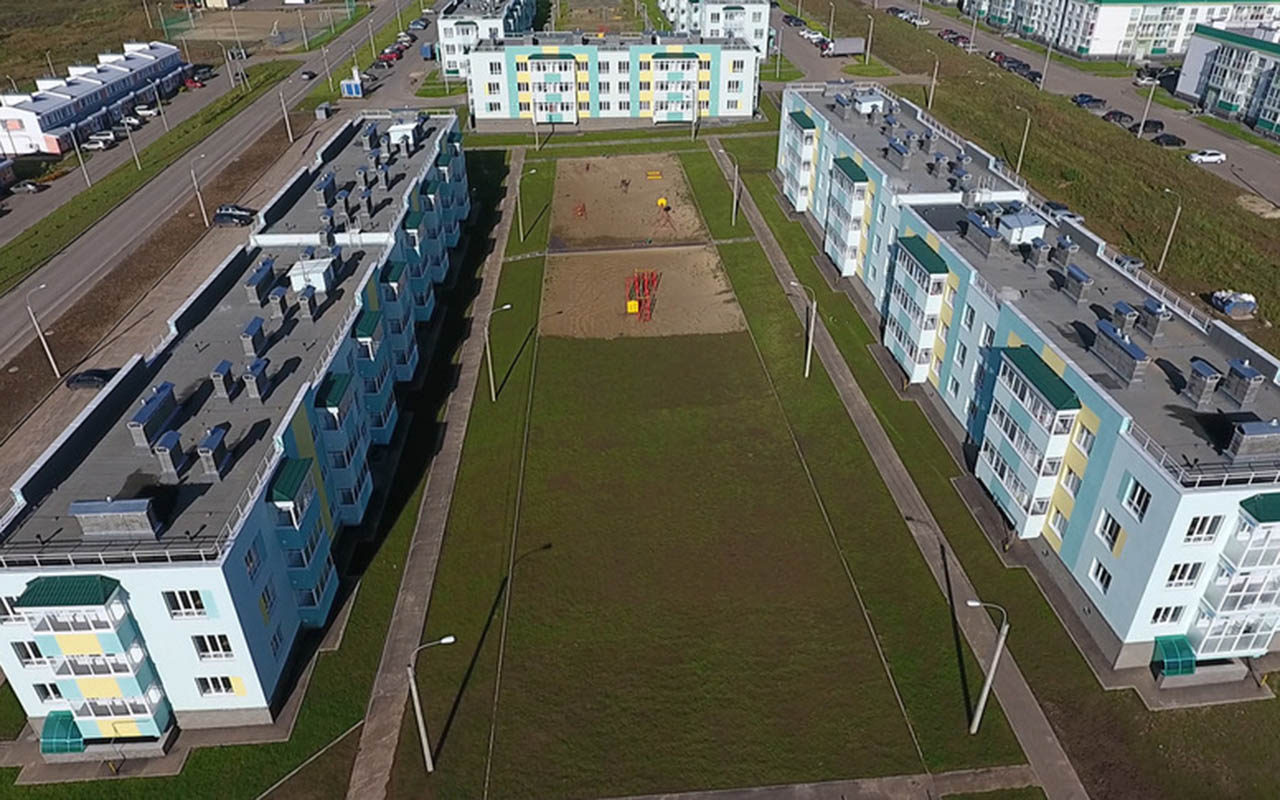 Проект 3-этажные жилые дома Нижегородская
 область, п. Новинки
