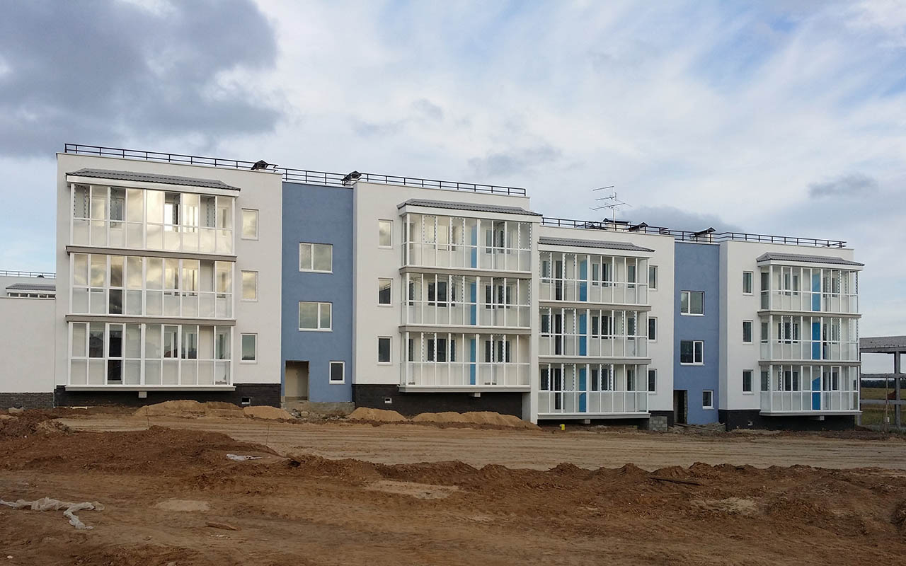 Проект 3-этажные жилые дома Нижегородская
 область, п. Новинки