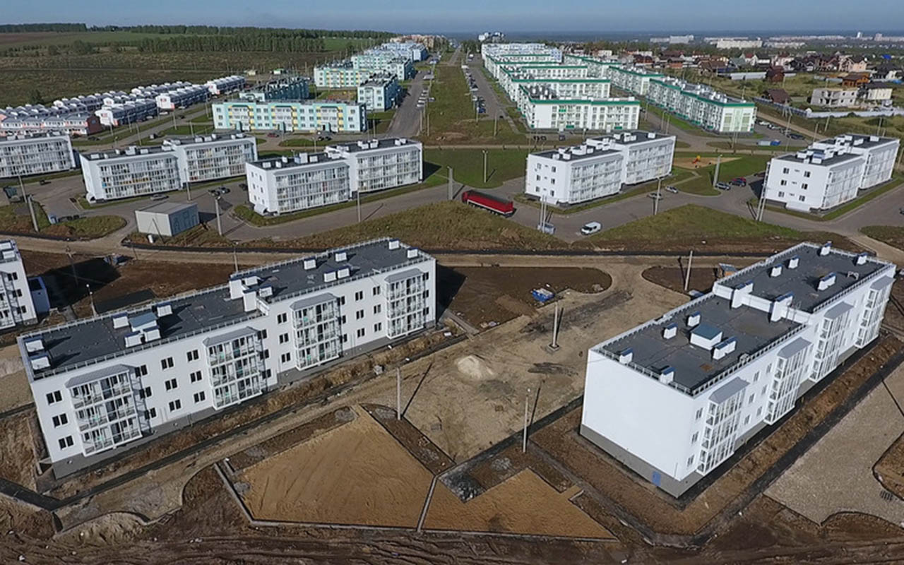 Проект 3-этажные жилые дома Нижегородская
 область, п. Новинки