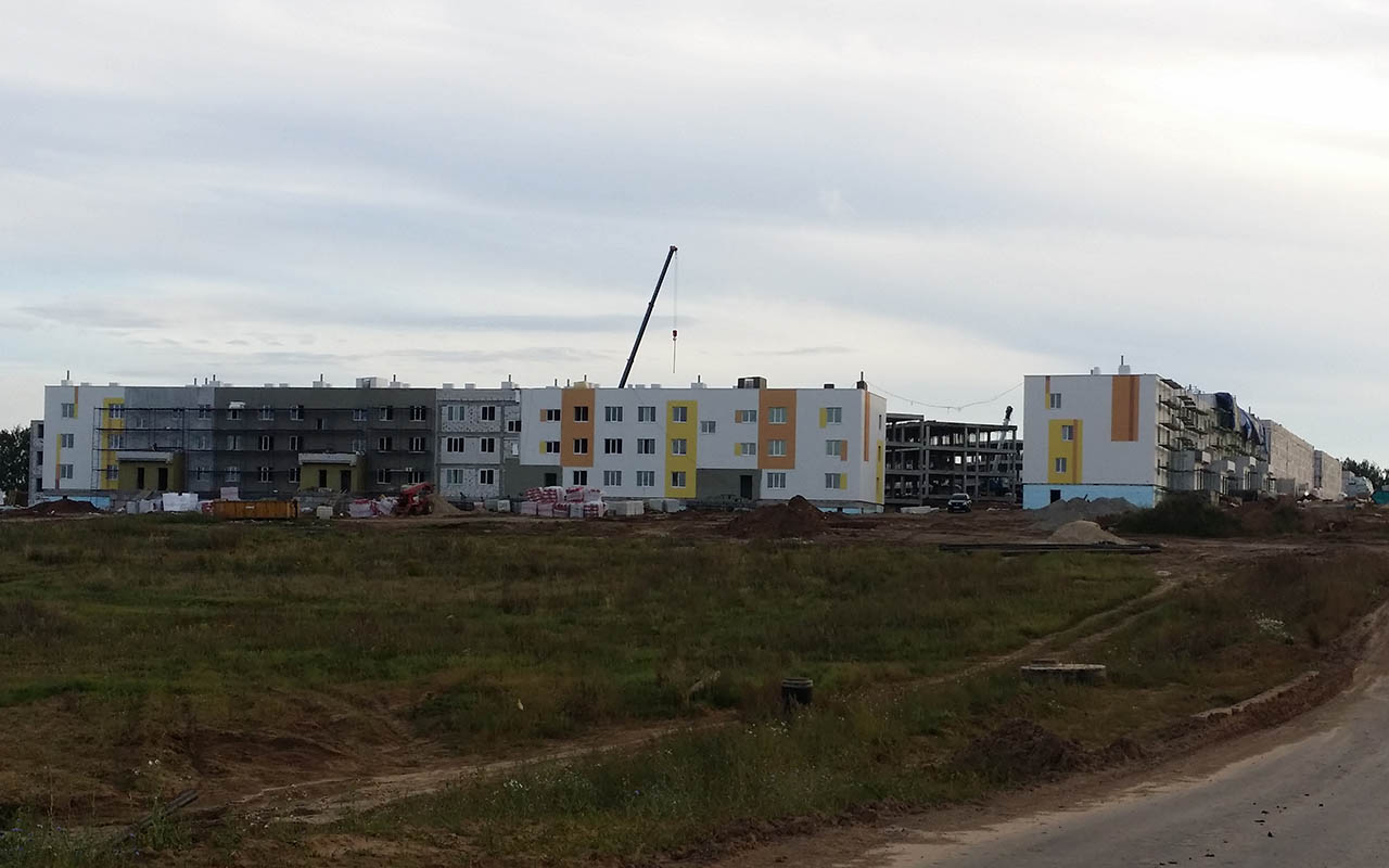 Проект 3-этажные жилые дома Нижегородская
 область, п. Новинки