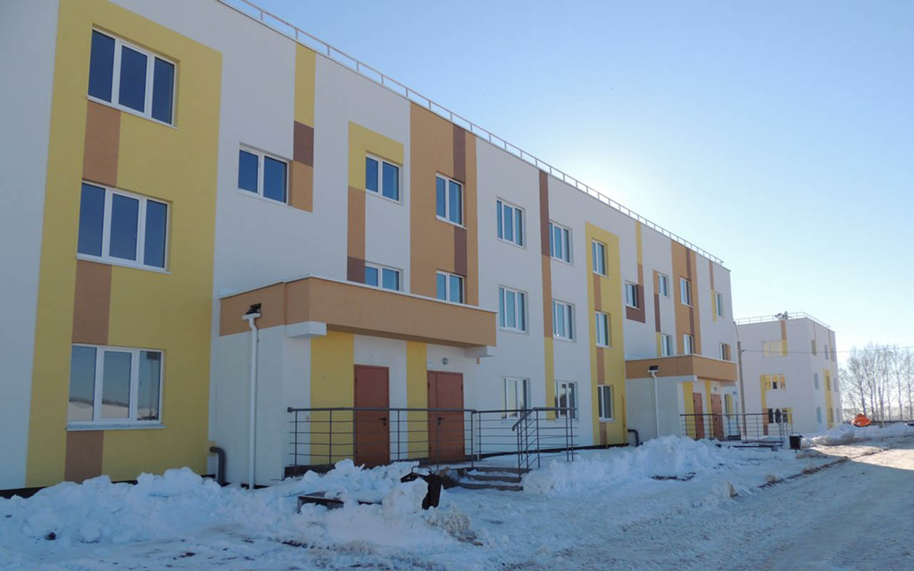 Проект 3-этажные жилые дома Нижегородская
 область, п. Новинки