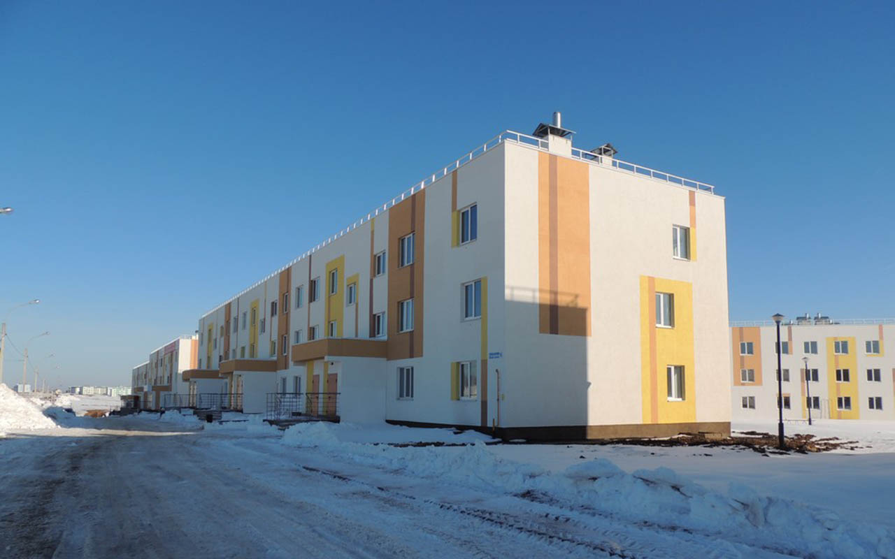 Проект 3-этажные жилые дома Нижегородская
 область, п. Новинки