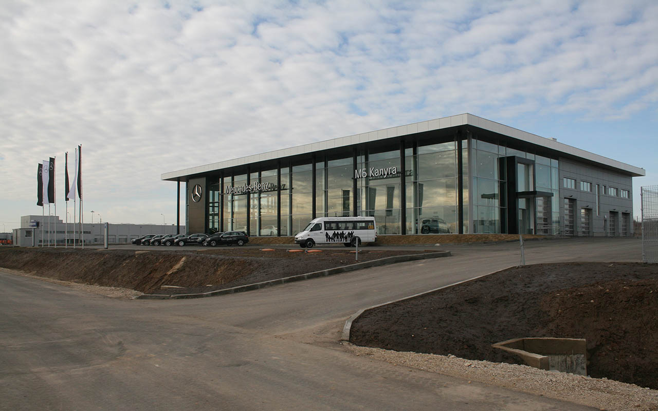 Проект Автосалон <nobr>Mercedes-Benz</nobr> г. Калуга