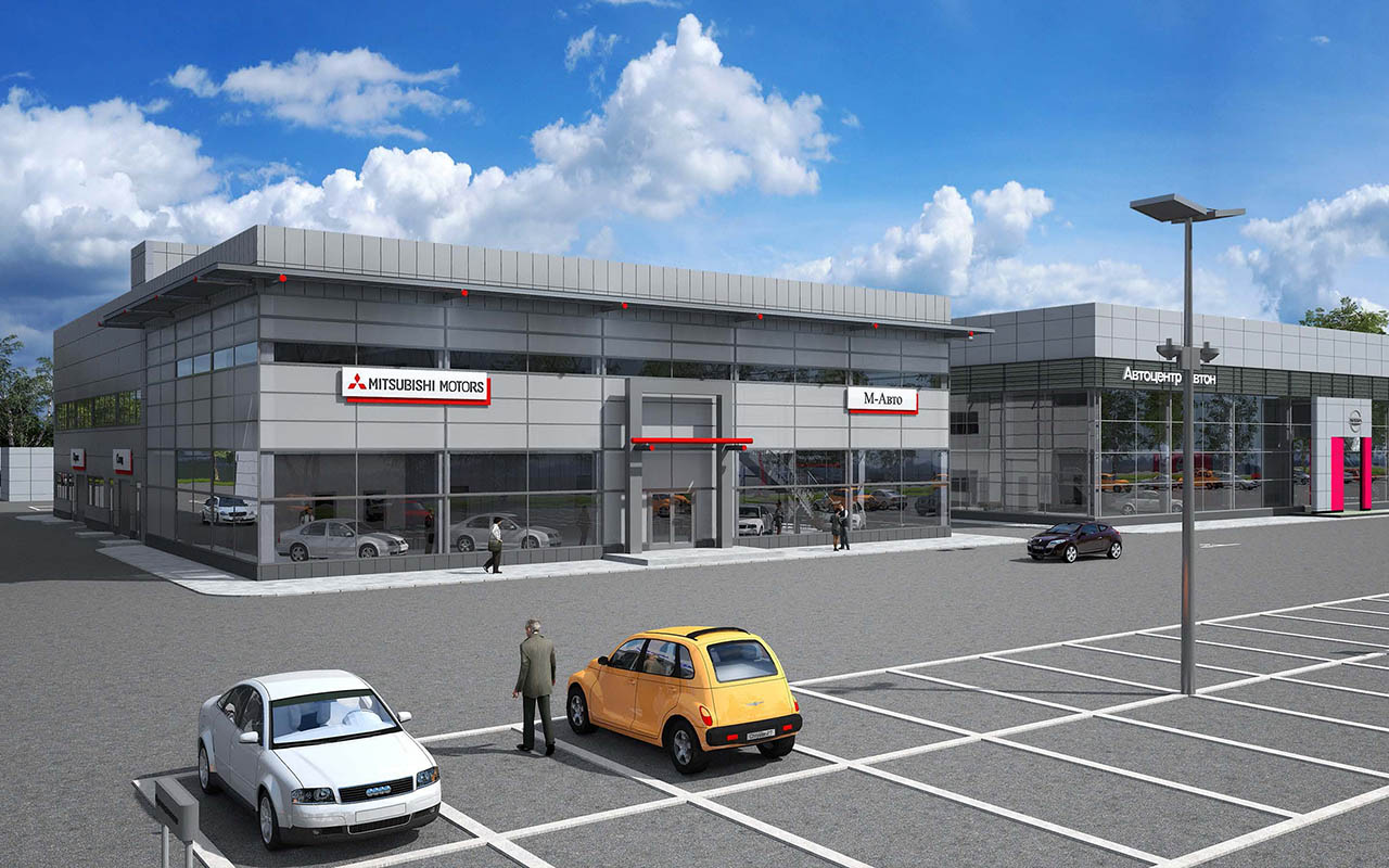 Проект Автосалон Mitsubishi Motors г. Чебоксары