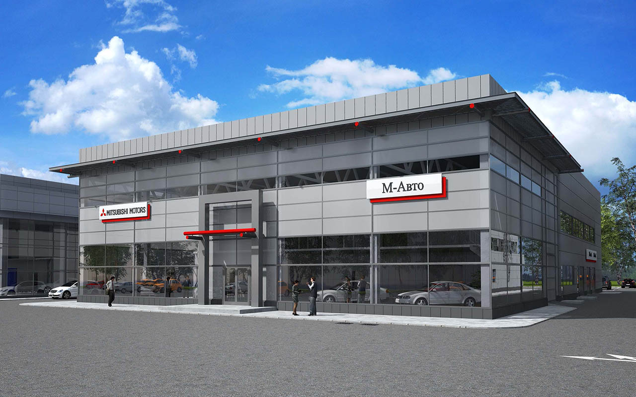 Проект Автосалон Mitsubishi Motors г. Чебоксары