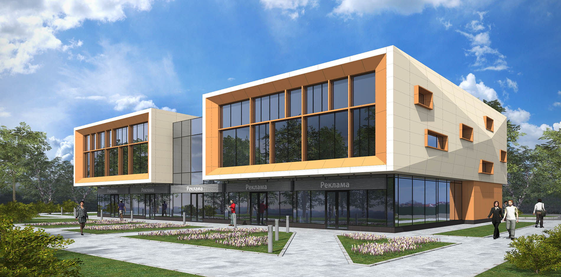 Проект Торговый центр г. Йошкар-Ола