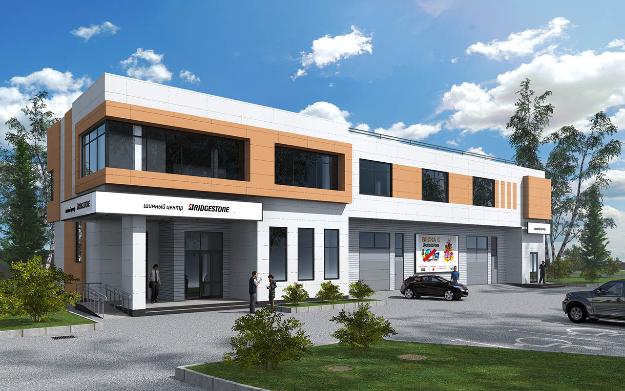 Проект Шинный центр Bridgestone г. Йошкар-Ола