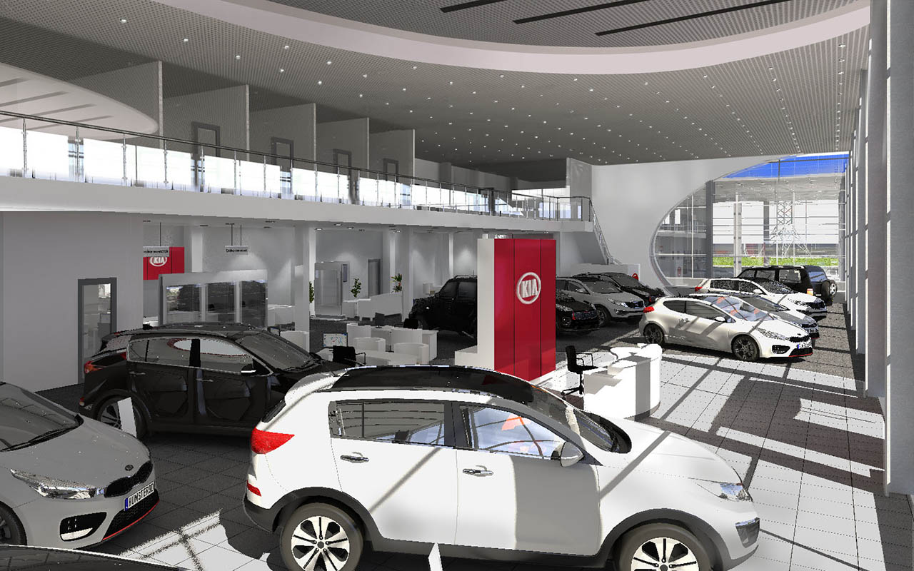 Проект Автосалон Kia Motors
 г. Чебоксары