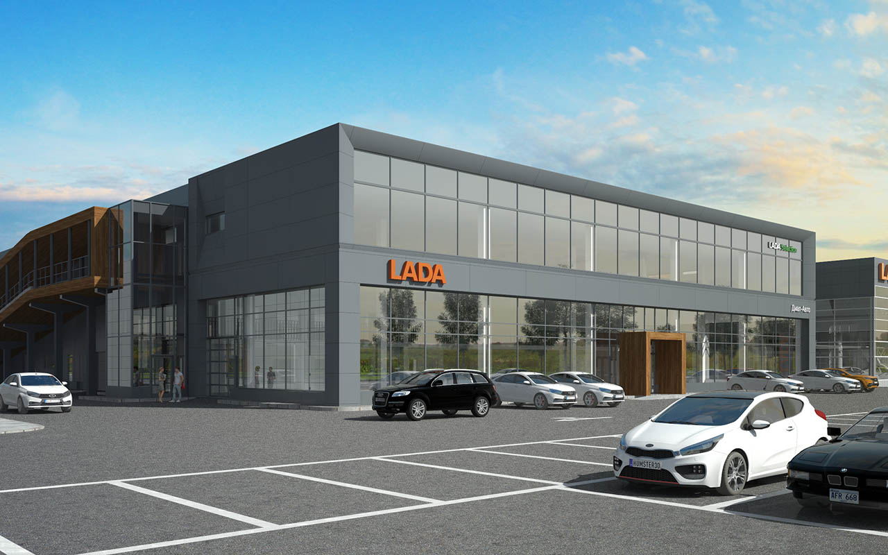 Проект Автосалон LADA + продажа подержанных автомобилей г. Чебоксары