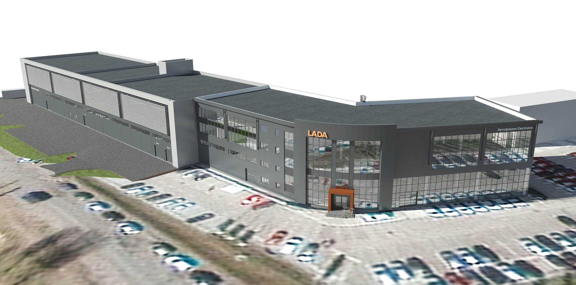 Проект Автосалон LADA г. Ярославль