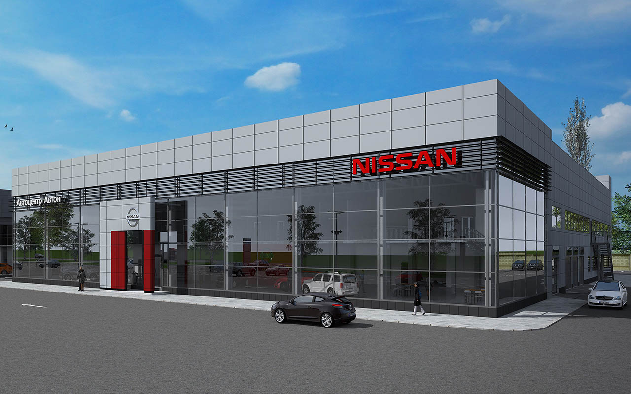 Проект Автосалон Nissan г. Чебоксары