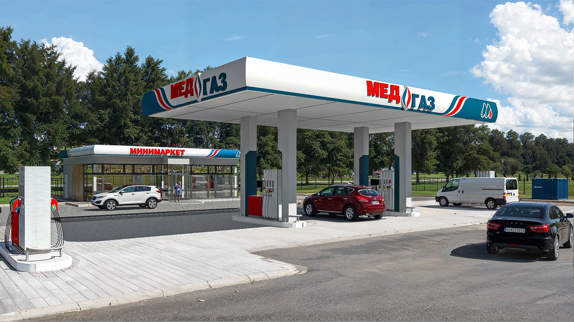 Проект Автозаправочная станция «Медгаз» г. Йошкар-Ола