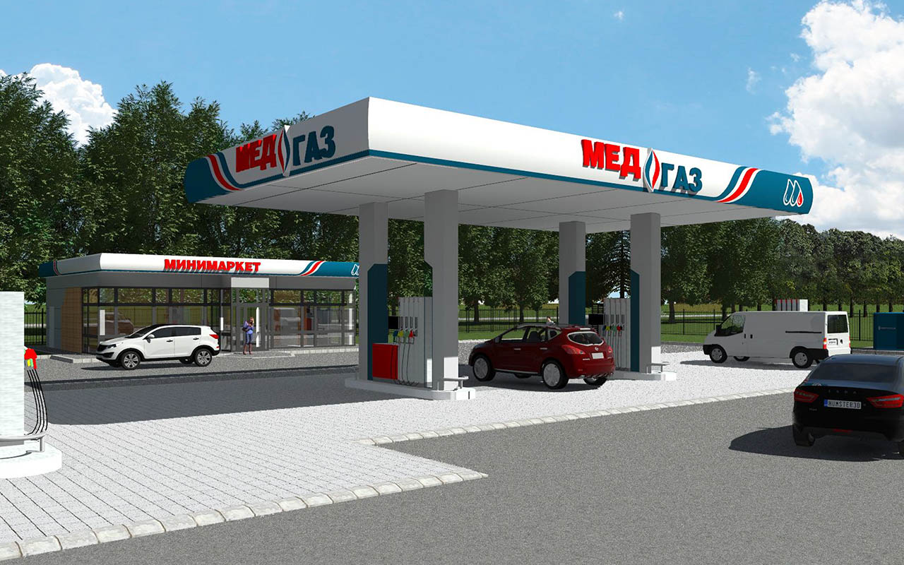 Проект Автозаправочная станция &laquo;Медгаз&raquo; г. Йошкар-Ола