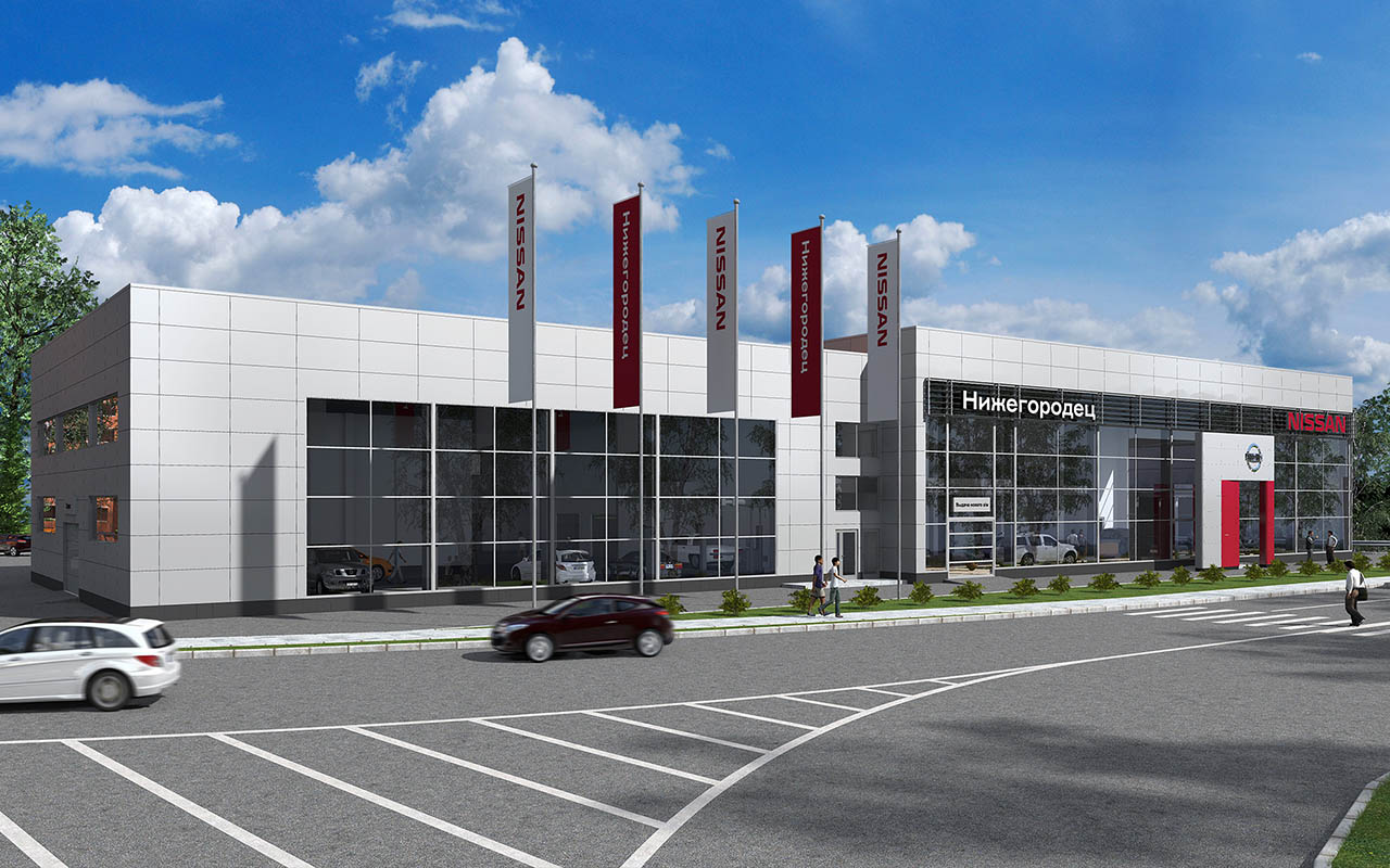 Проект Автосалон Nissan г. Нижний Новгород