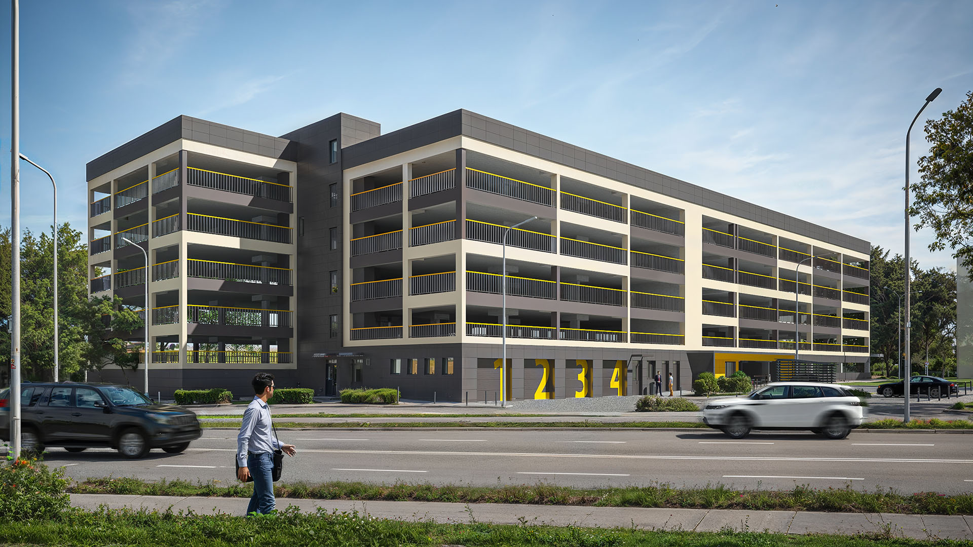 Проект Паркинг на 450 машино-мест г. Мытищи