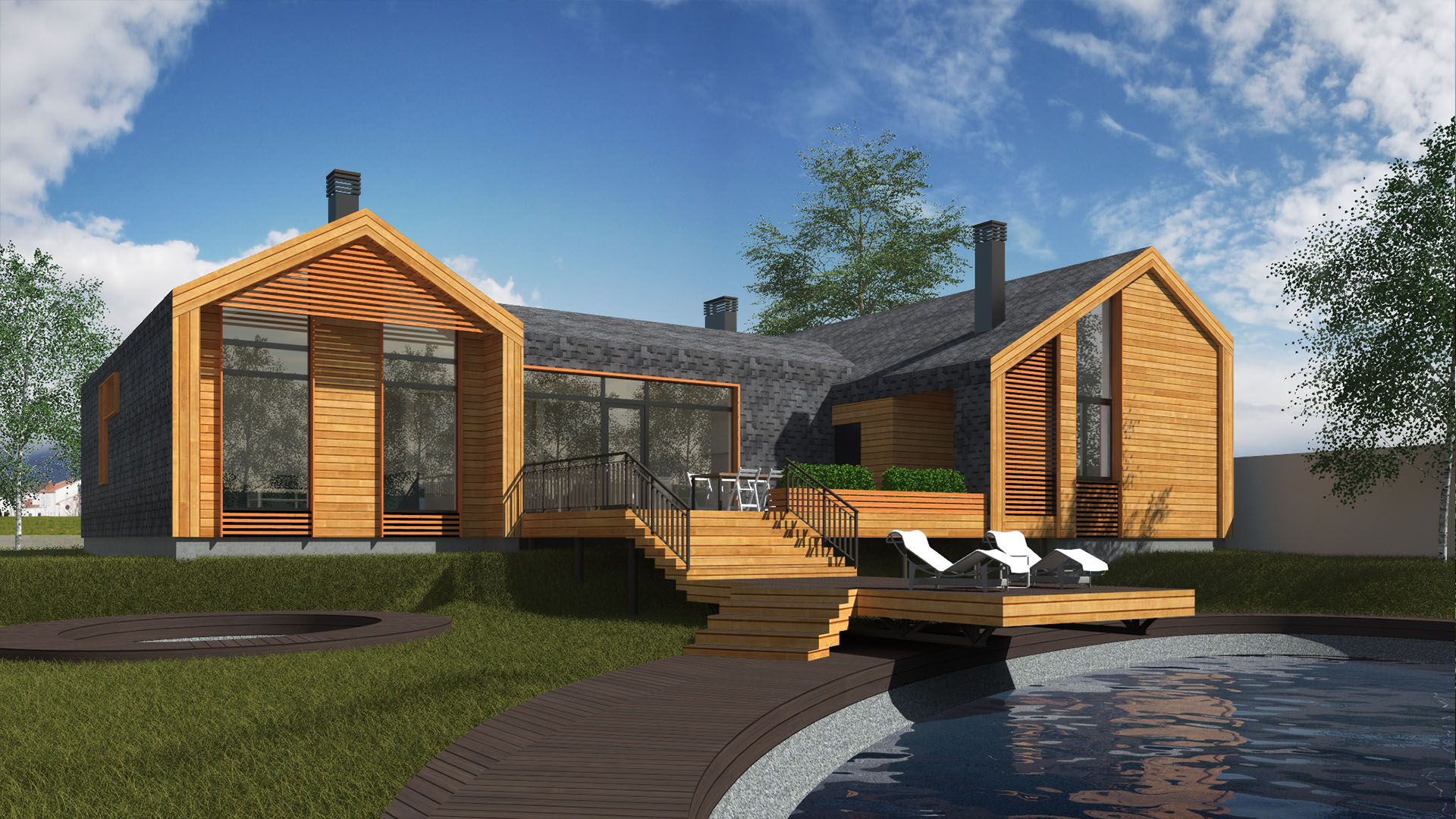 Проект Загородный дом с. Кокшайск