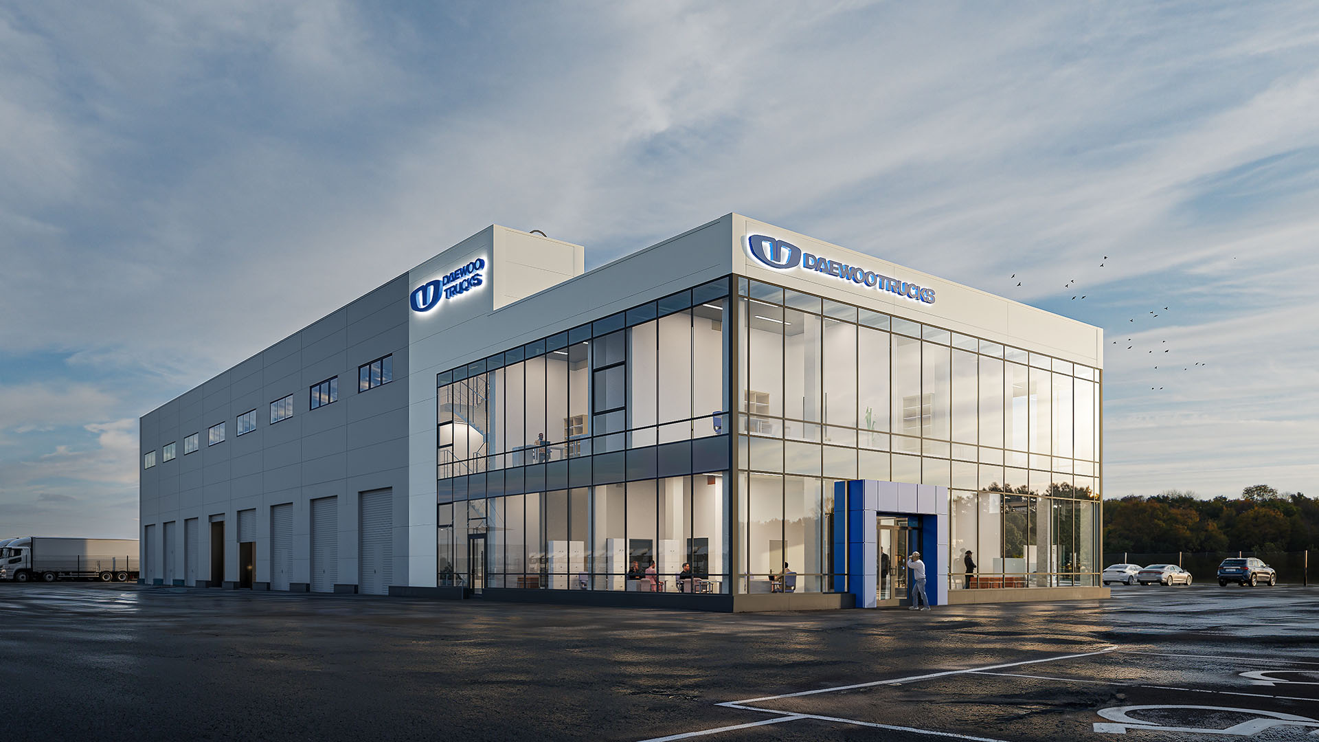 Проект Автосалон Daewoo Trucks г. Артём
