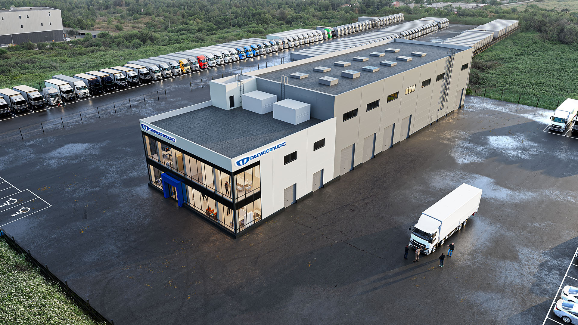 Проект Автосалон Daewoo Trucks г. Артём