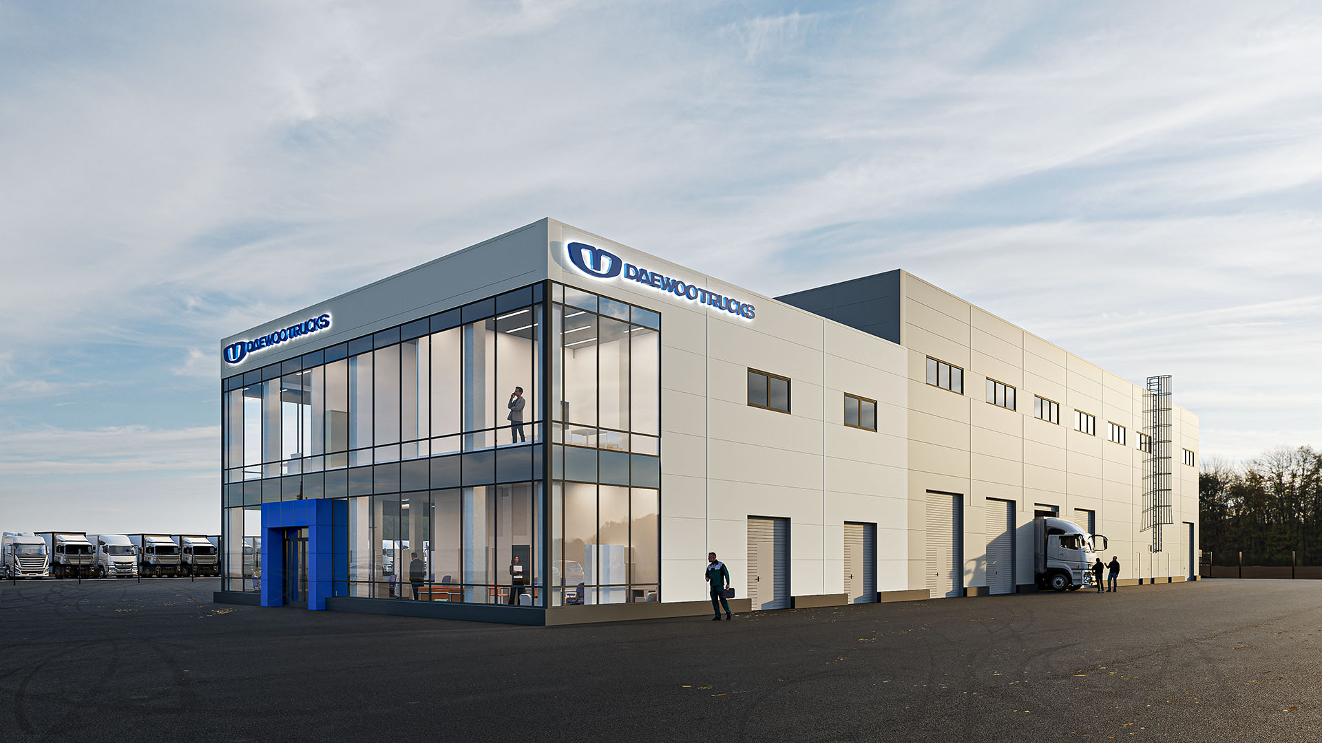 Проект Автосалон Daewoo Trucks г. Артём