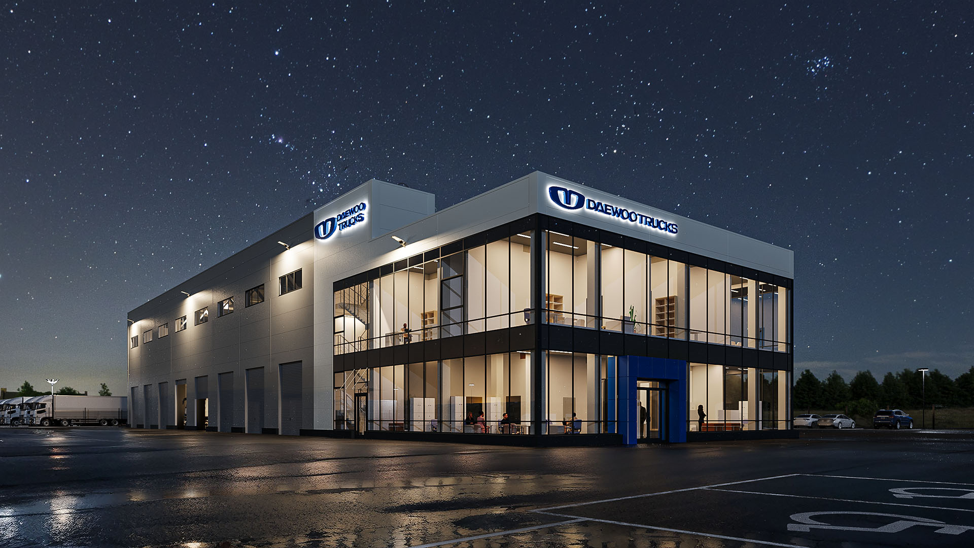 Проект Автосалон Daewoo Trucks г. Артём